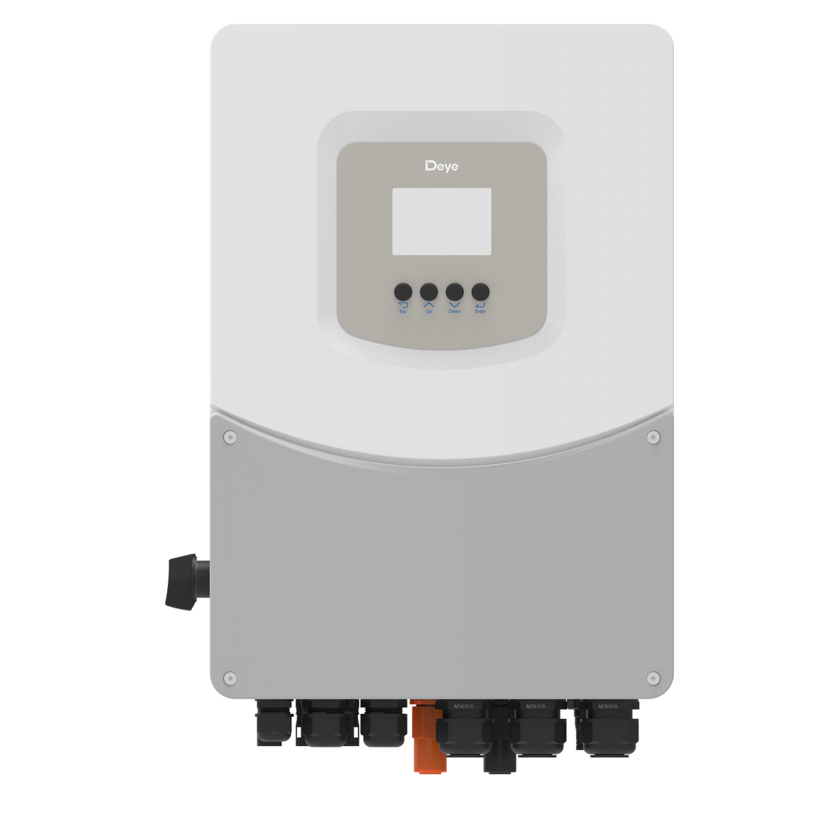 Deye SUN-SG02HP3-EU-DM3 three-phase hybrid inverter front