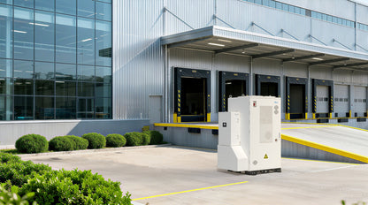 On-site wall-mount with high-voltage battery cabinets