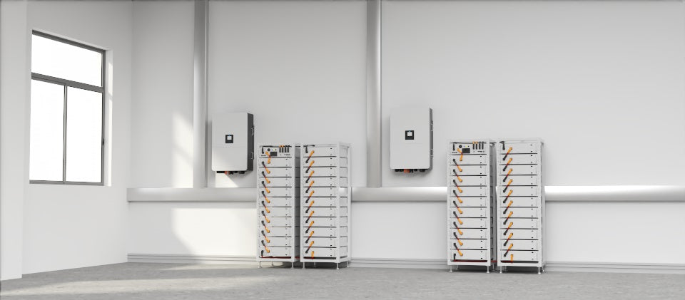 On-site wall-mount with high-voltage BOS-A cabinet