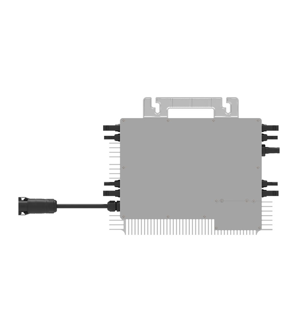Rear view, 4-MPPT cabinet