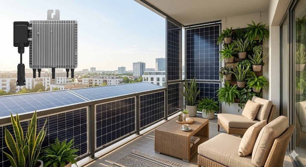 Two-module balcony install